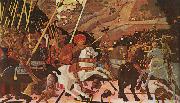 Paolo Ucello Niccolo Mauruzi da Tolentino at The Battle of San Romano oil painting on canvas